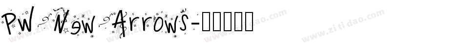 PW New Arrows字体转换